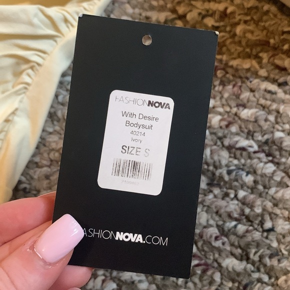 Fashion Nova With Desire Ivory Bodysuit - Picture 6 of 6